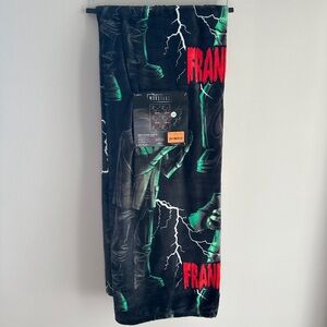 New Halloween Universal Monsters Frankenstein Plush Throw Blanket 50x70 Horror